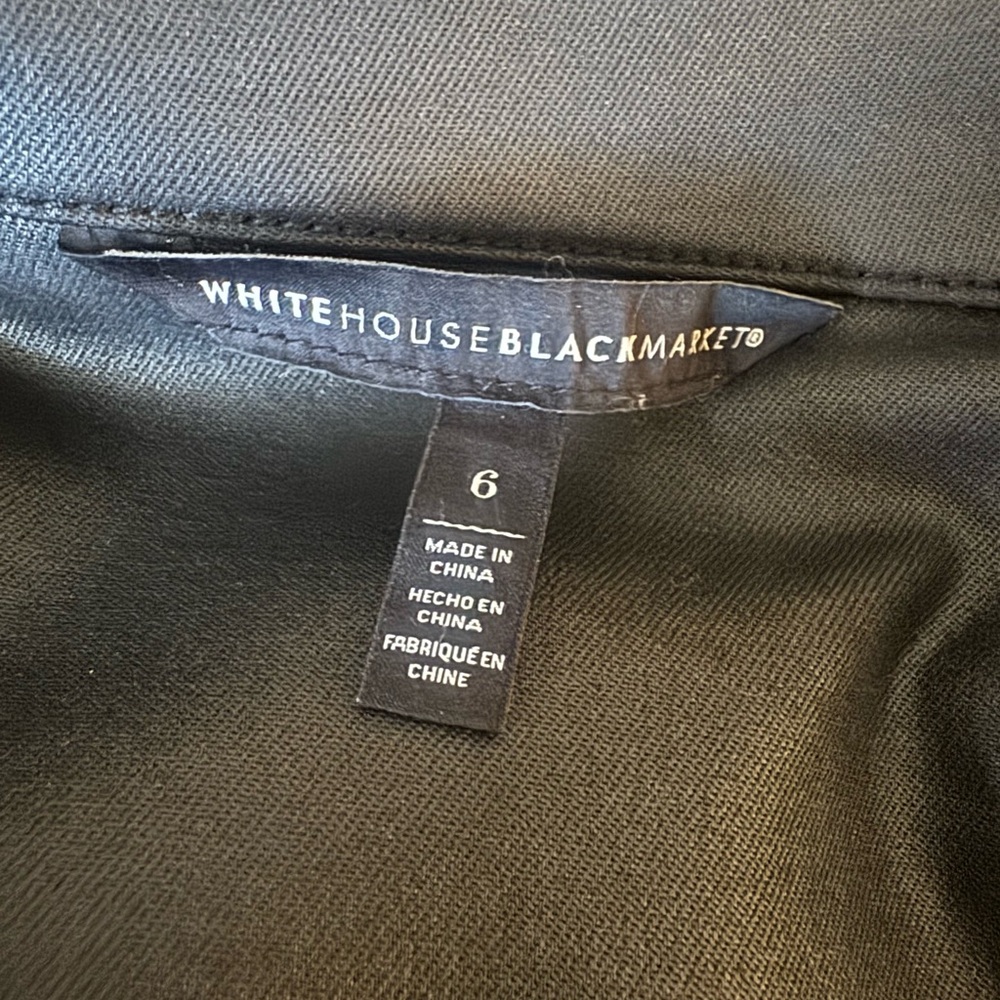 Whbm Black Coated Jacket - Picture 9 of 13